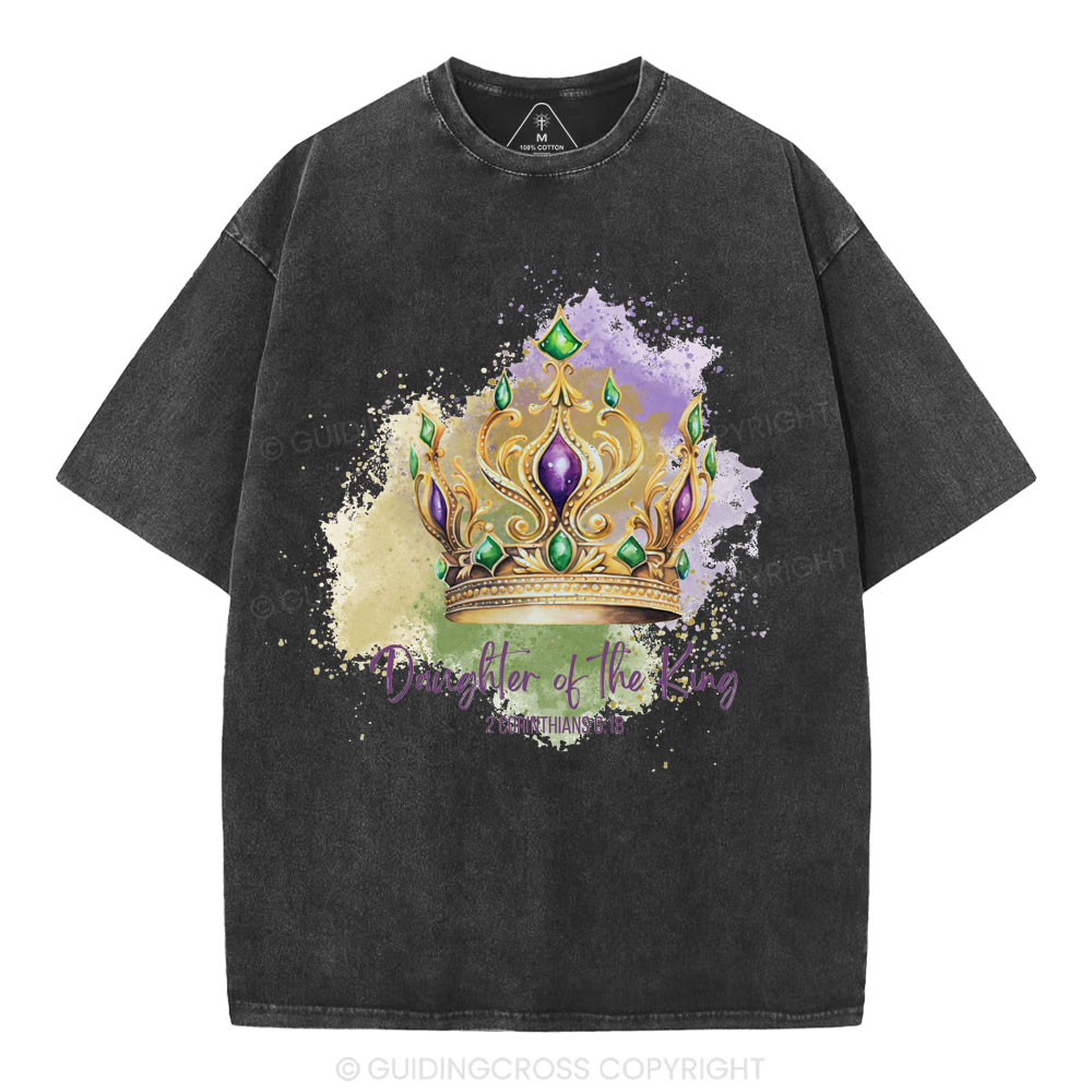 Daughter Of The King Christian Washed T-Shirt