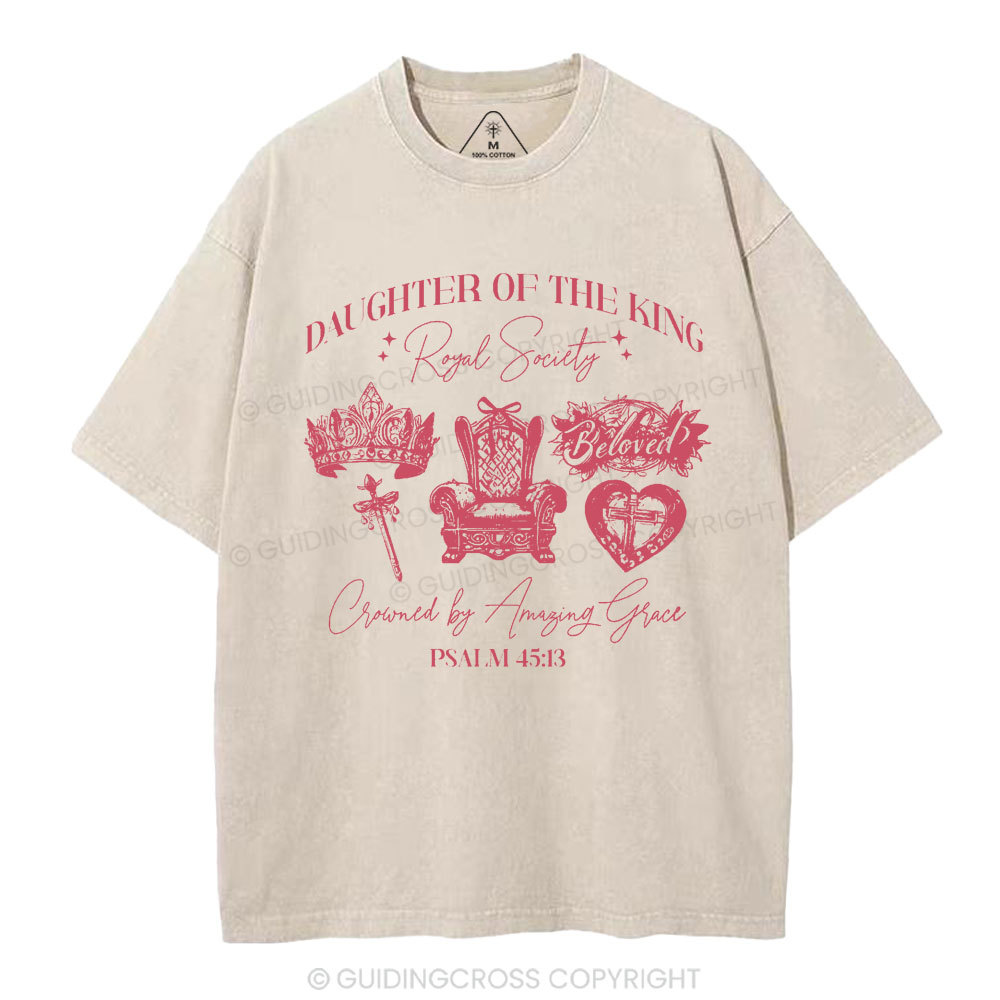Daughter Of The King Christian Washed T-Shirt