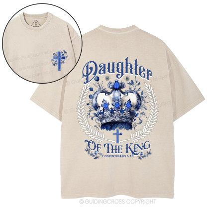 Daughter Of The King Christian Washed T-Shirt