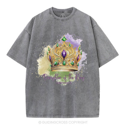Daughter Of The King Christian Washed T-Shirt