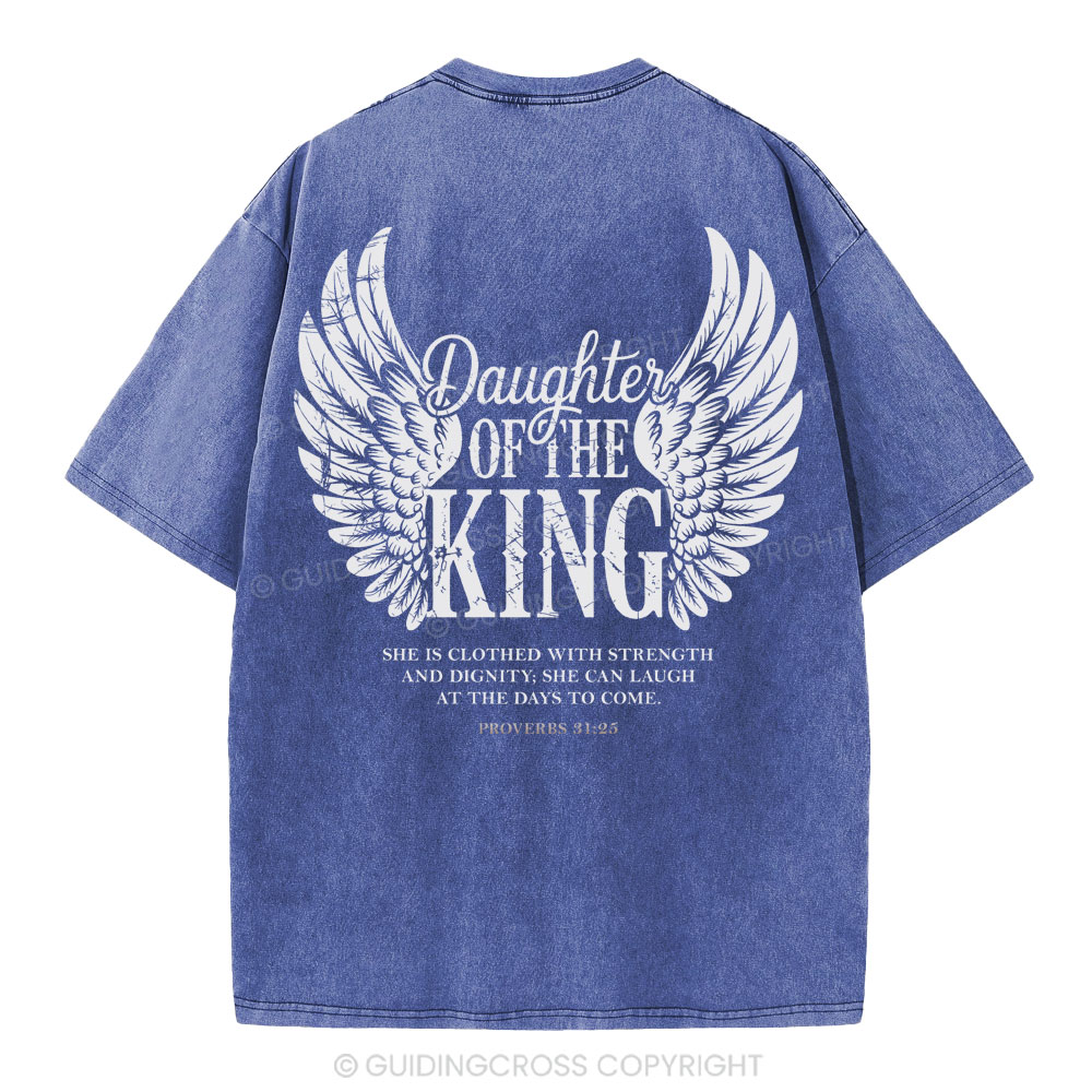 Daughter Of The King Christian Washed T-Shirt