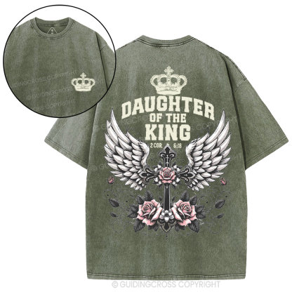 Daughter Of The King Christian Washed T-Shirt