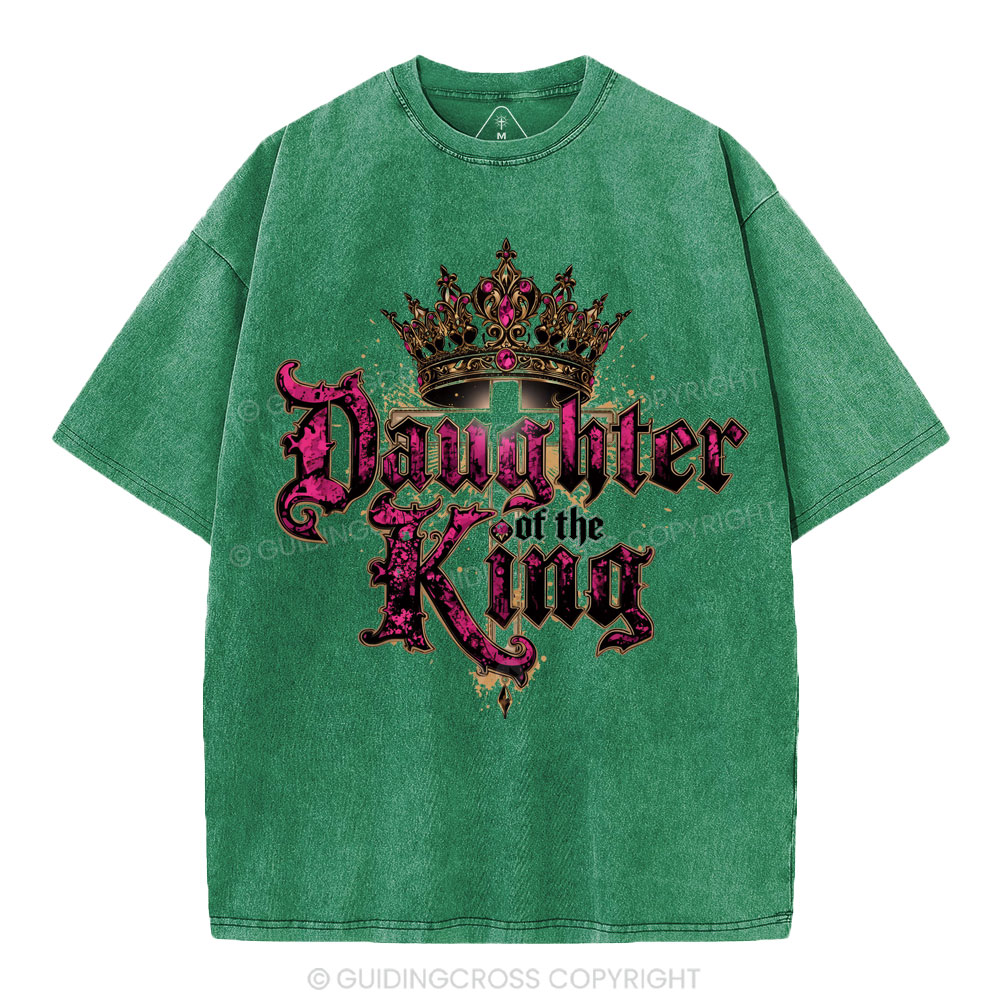 Daughter Of The King Christian Washed T-Shirt