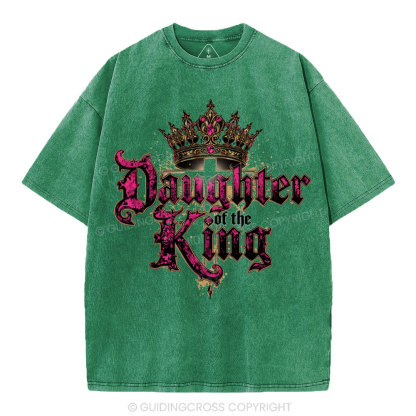 Daughter Of The King Christian Washed T-Shirt
