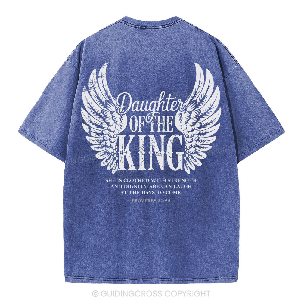 Daughter Of The King Christian Washed T-Shirt