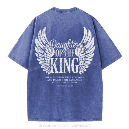 Daughter Of The King Christian Washed T-Shirt
