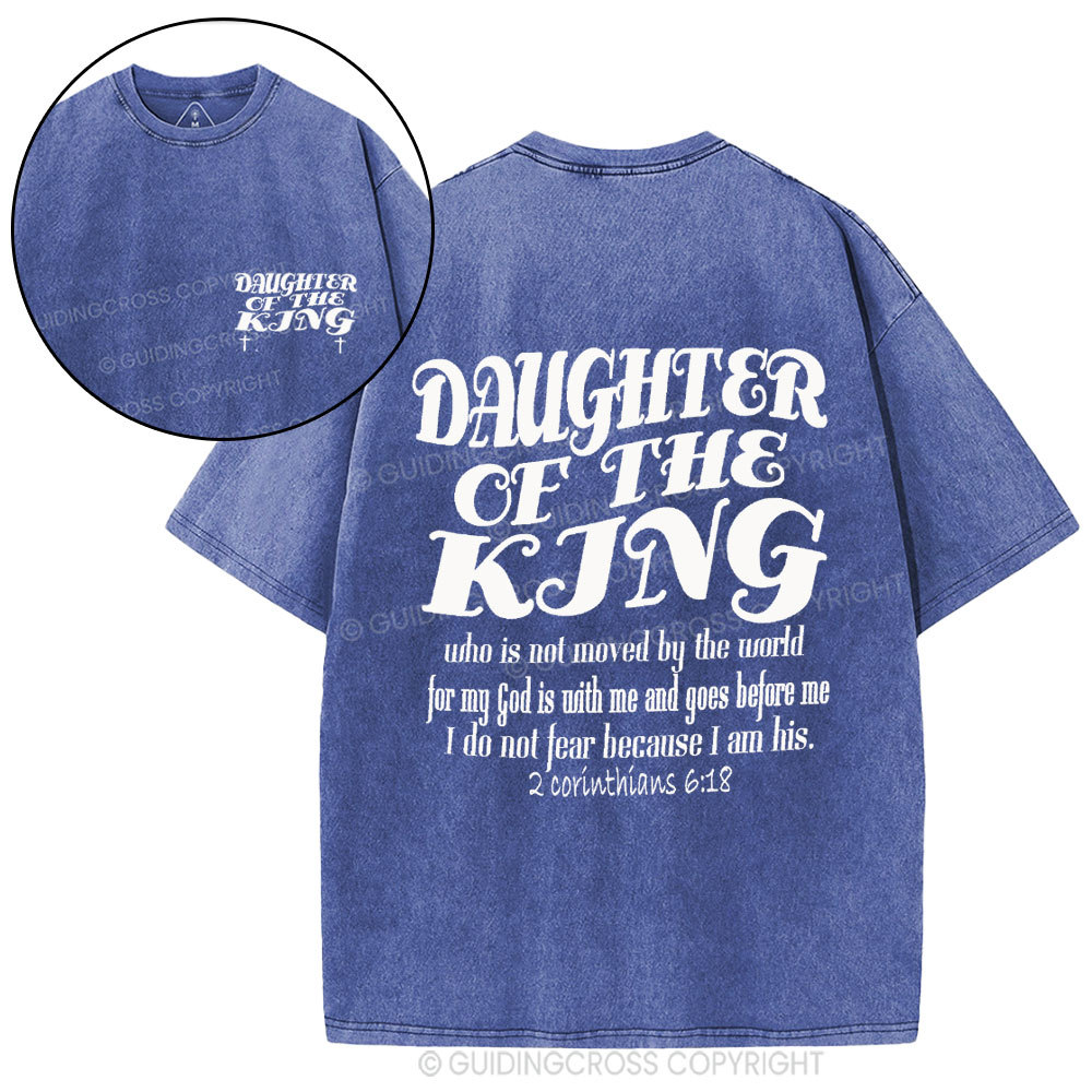 Daughter Of The King Christian Washed T-Shirt