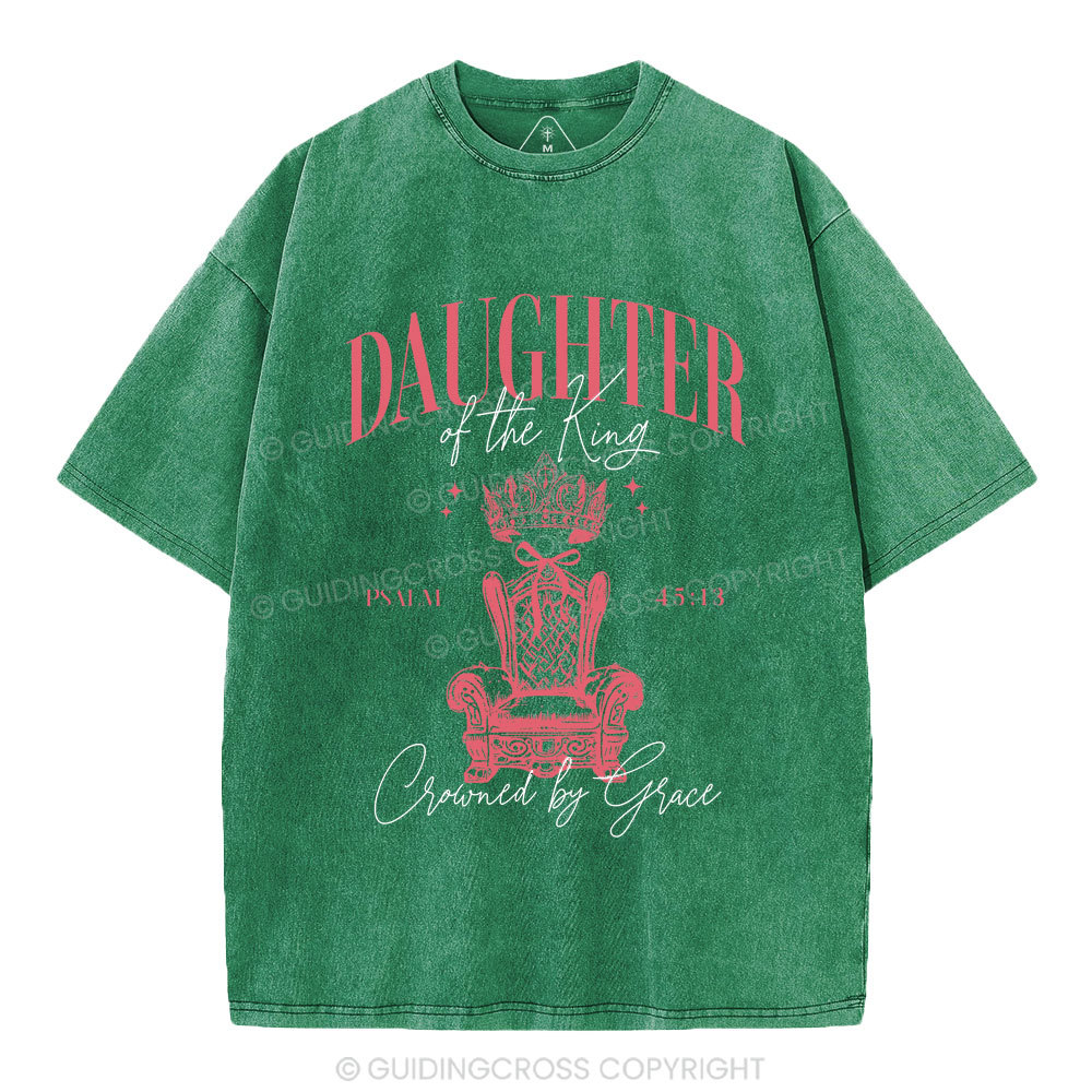 Daughter Of The King Christian Washed T-Shirt