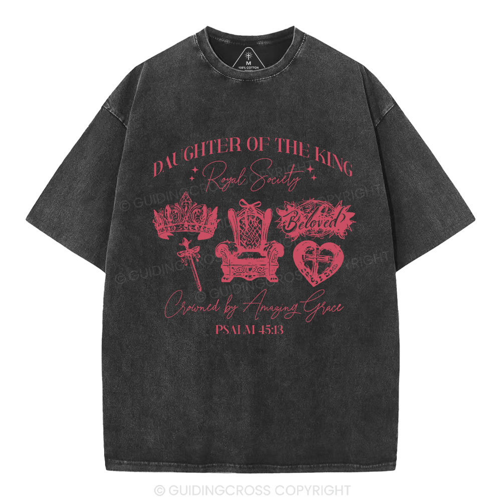 Daughter Of The King Christian Washed T-Shirt