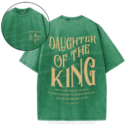 Daughter Of The King Christian Washed T-Shirt