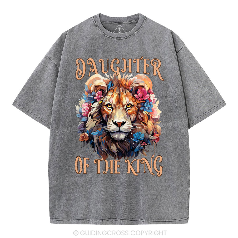 Daughter Of The King Christian Washed T-Shirt
