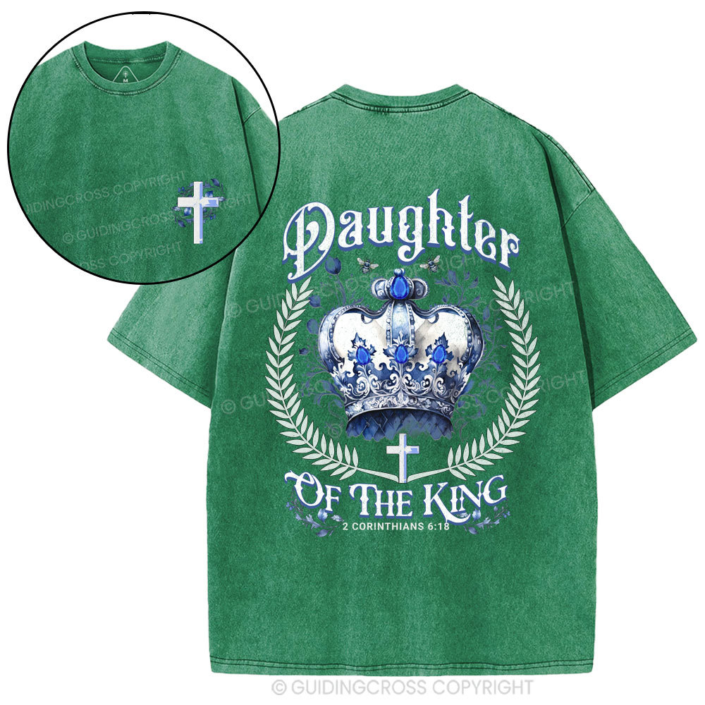 Daughter Of The King Christian Washed T-Shirt