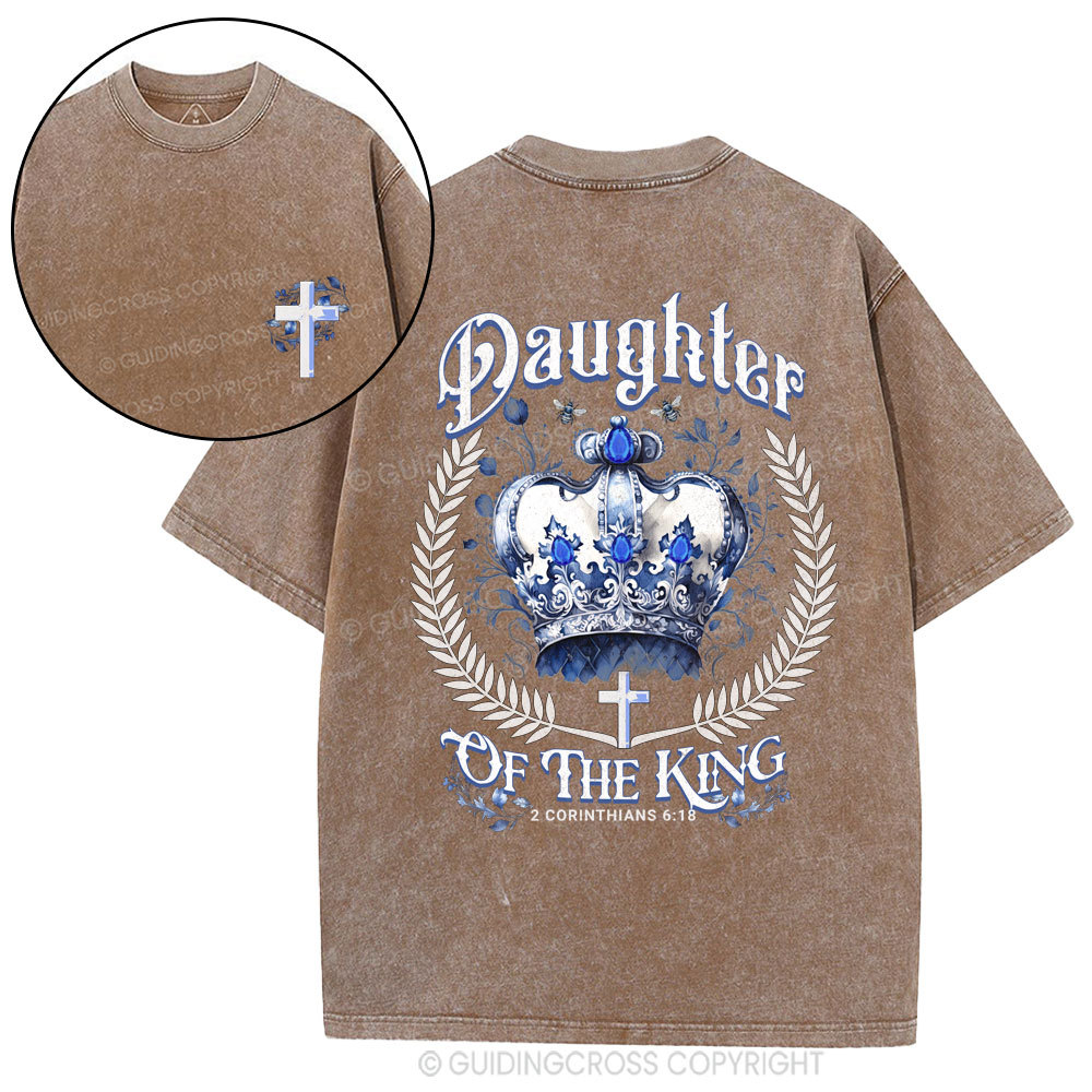 Daughter Of The King Christian Washed T-Shirt