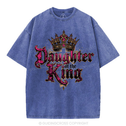 Daughter Of The King Christian Washed T-Shirt