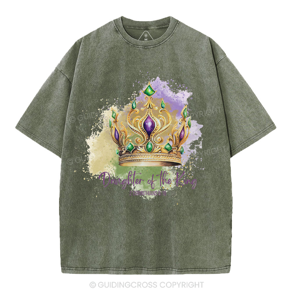Daughter Of The King Christian Washed T-Shirt