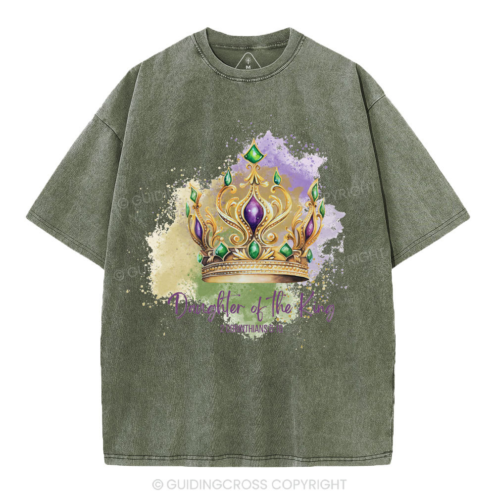 Daughter Of The King Christian Washed T-Shirt