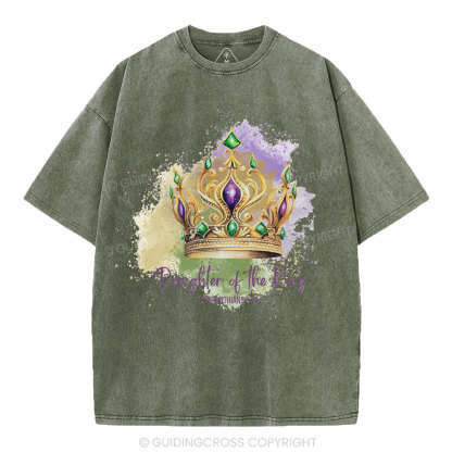 Daughter Of The King Christian Washed T-Shirt