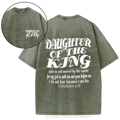 Daughter Of The King Christian Washed T-Shirt