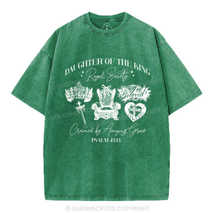 Daughter Of The King Christian Washed T-Shirt