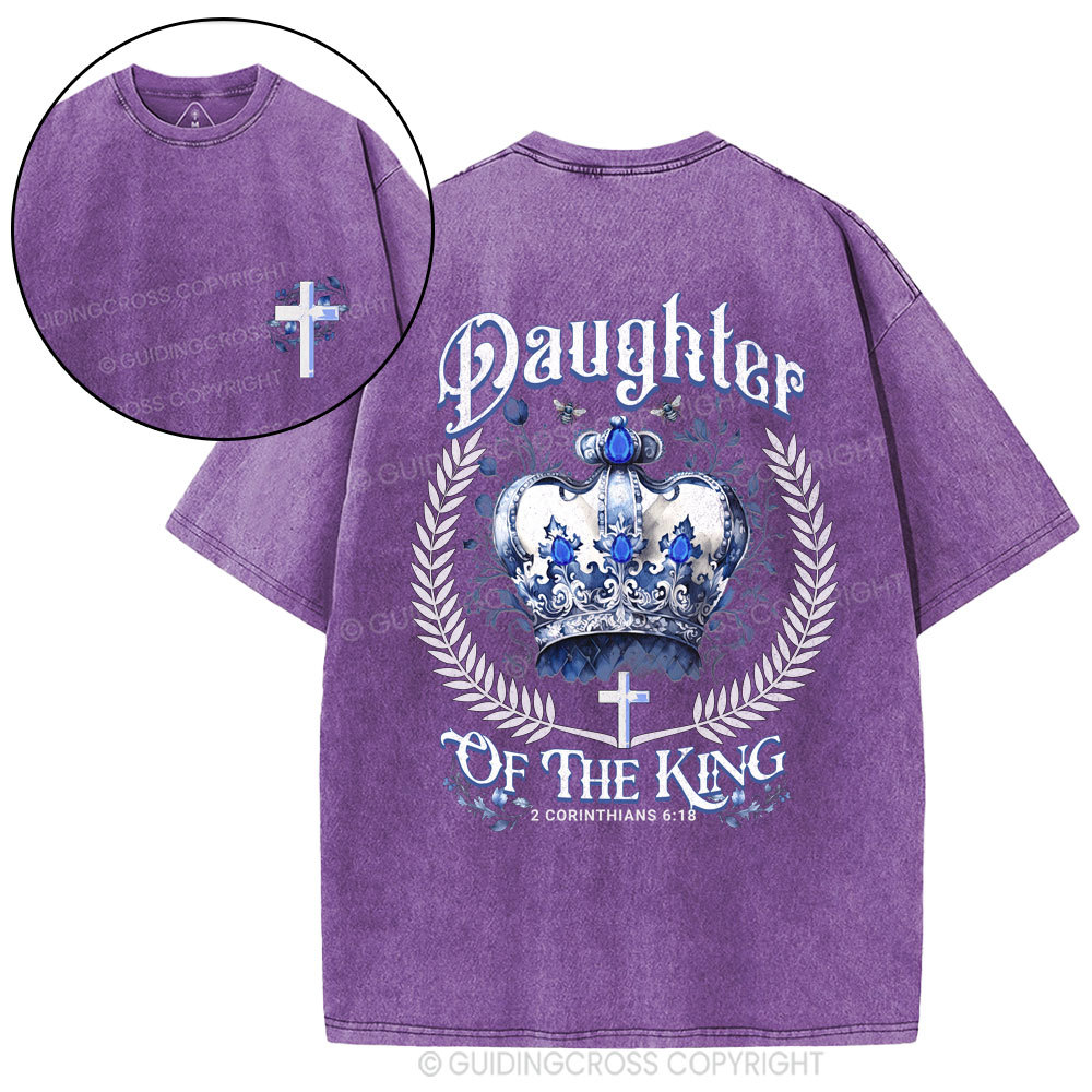 Daughter Of The King Christian Washed T-Shirt
