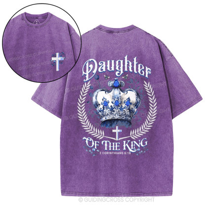Daughter Of The King Christian Washed T-Shirt