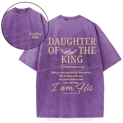 Daughter Of The King Christian Washed T-Shirt
