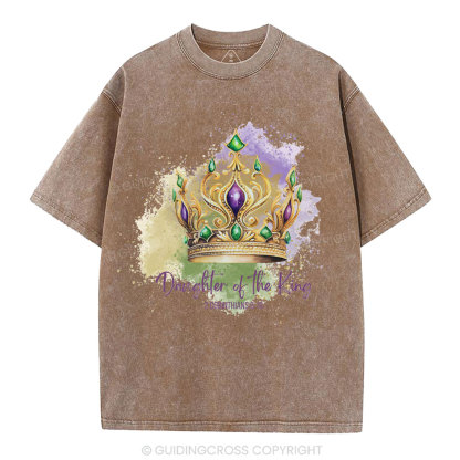 Daughter Of The King Christian Washed T-Shirt