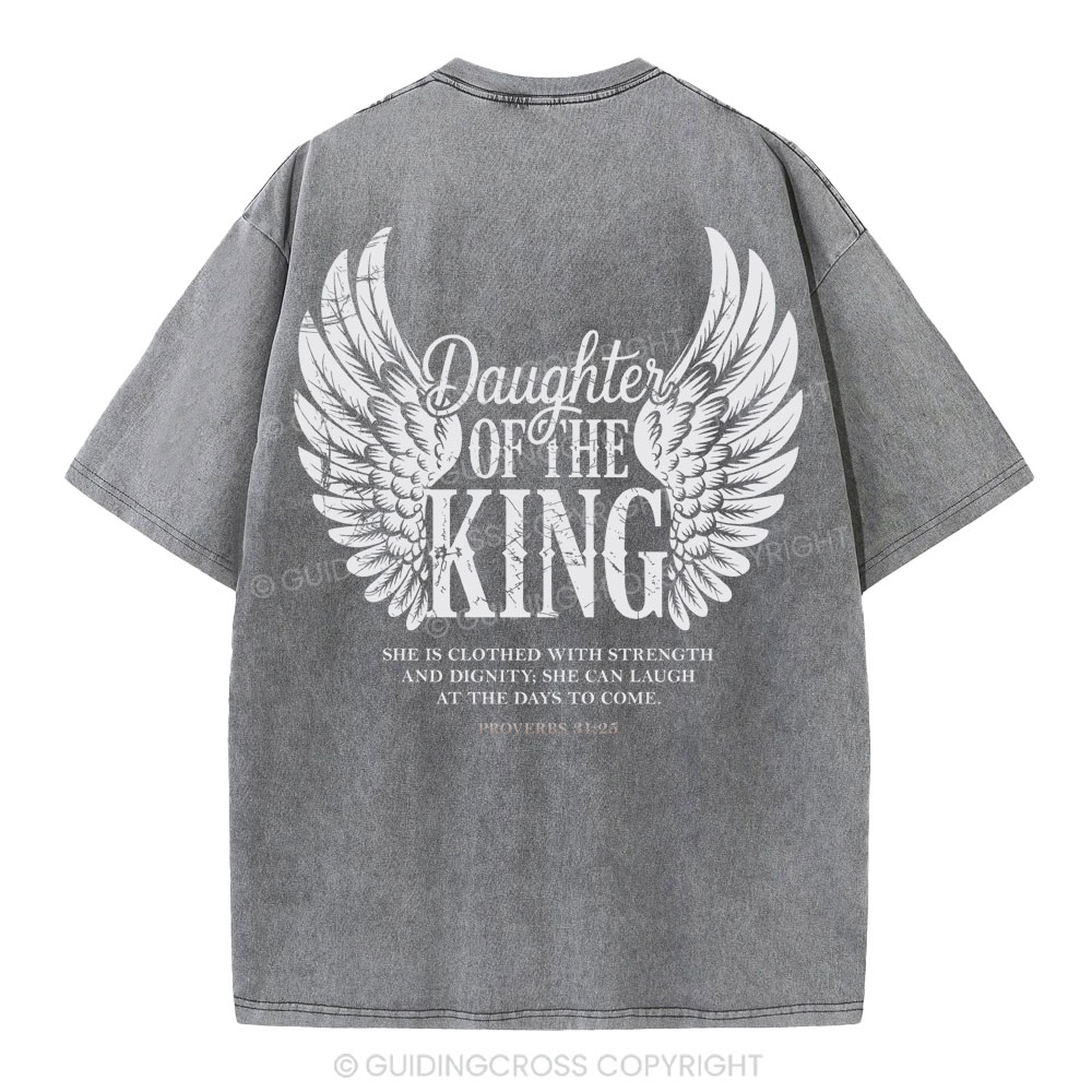 Daughter Of The King Christian Washed T-Shirt