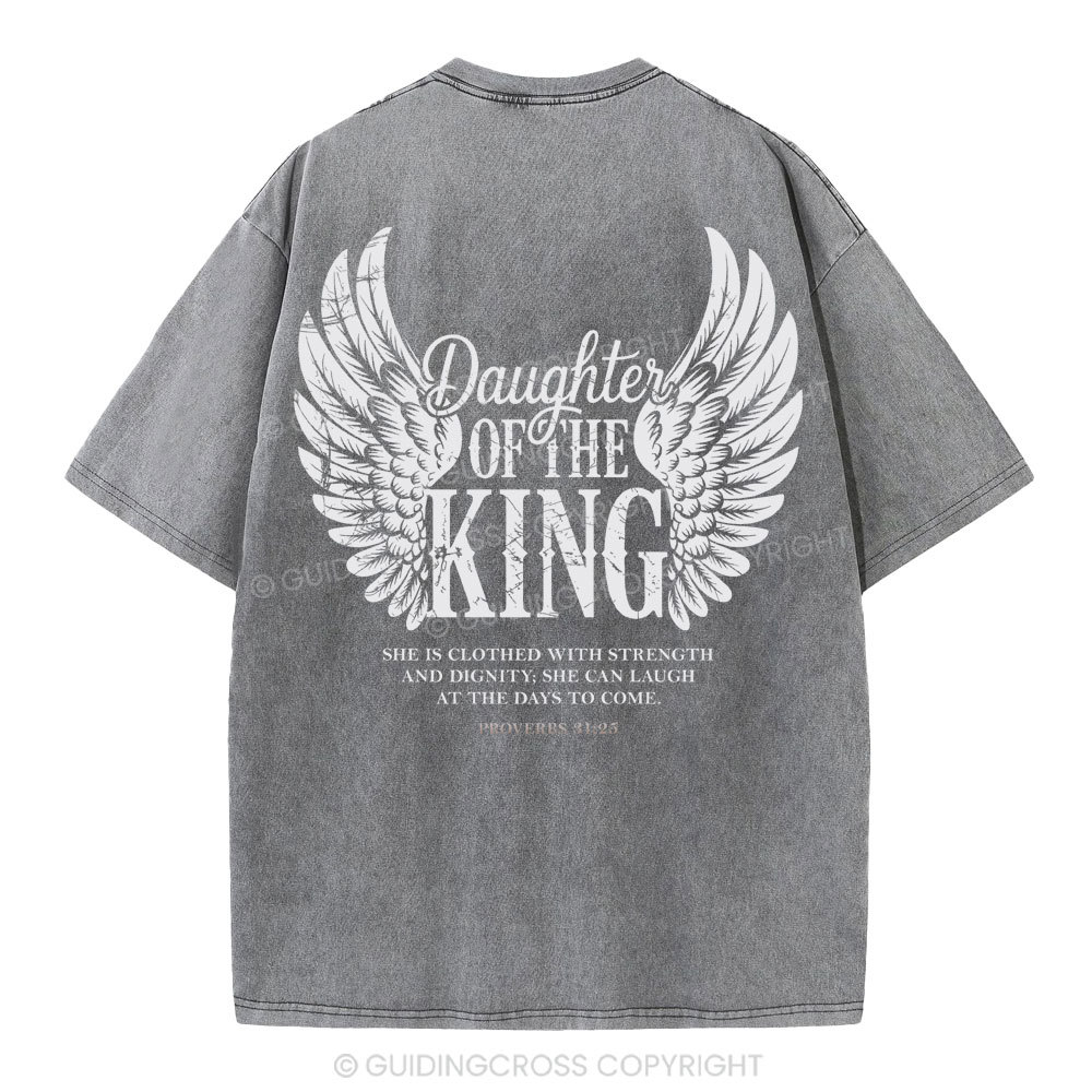 Daughter Of The King Christian Washed T-Shirt