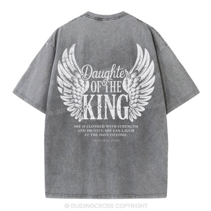 Daughter Of The King Christian Washed T-Shirt