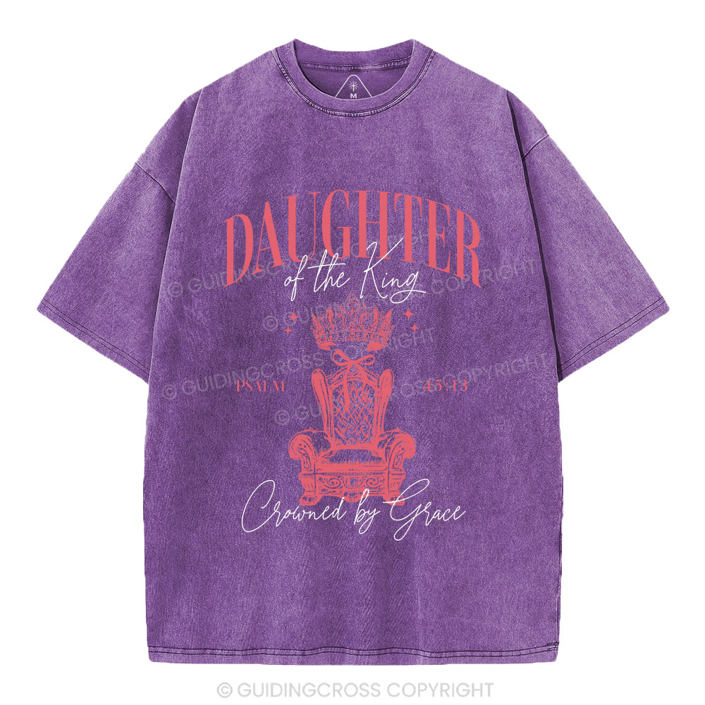 Daughter Of The King Christian Washed T-Shirt