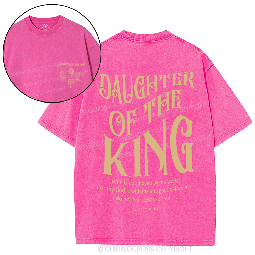 Daughter Of The King Christian Washed T-Shirt
