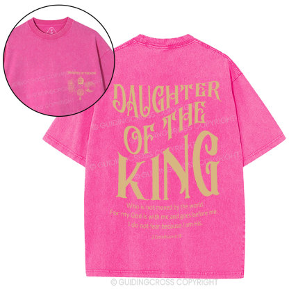 Daughter Of The King Christian Washed T-Shirt