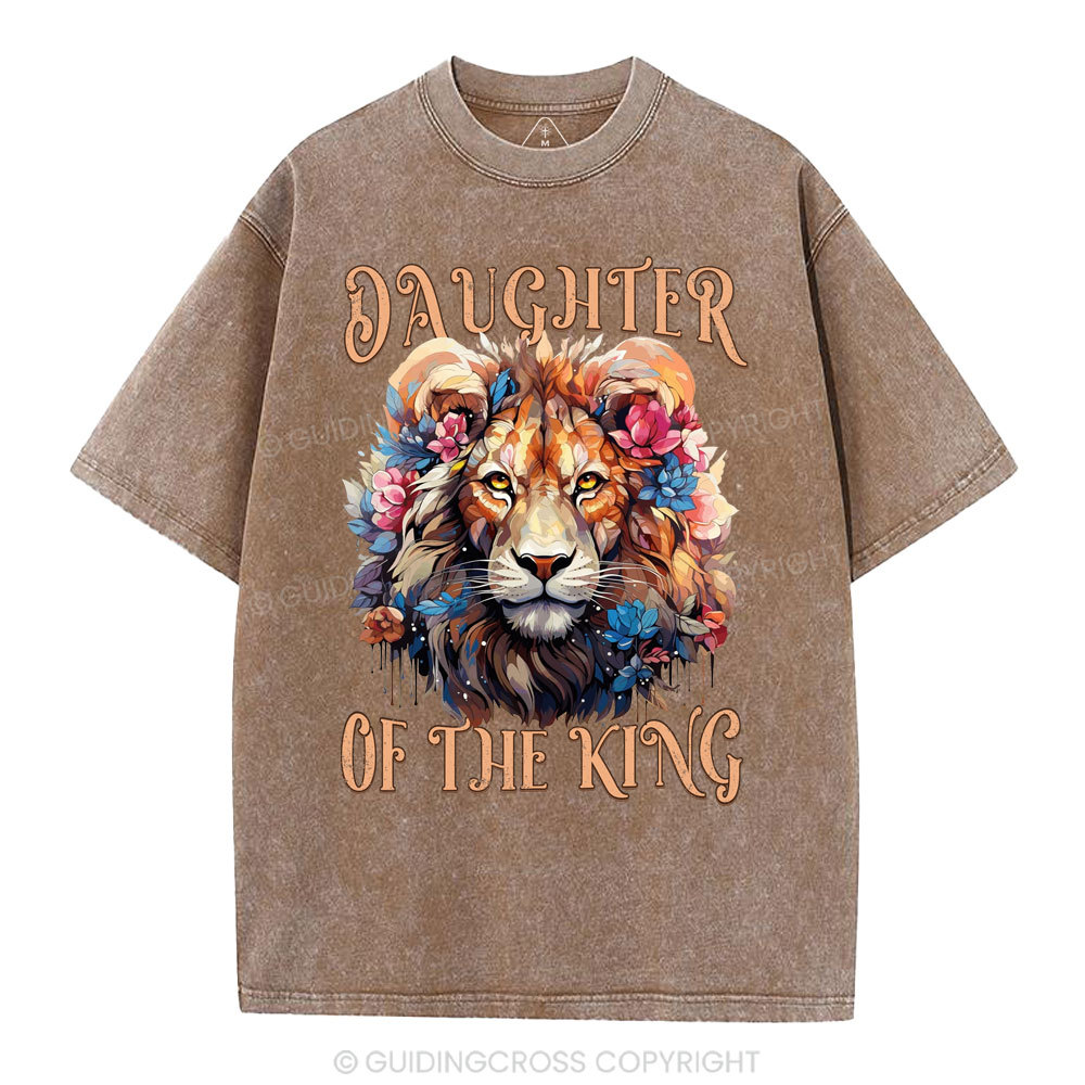 Daughter Of The King Christian Washed T-Shirt