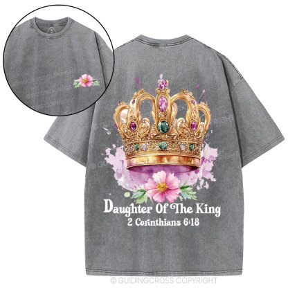 Daughter Of The King Christian Washed T-Shirt