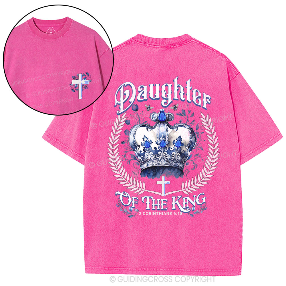 Daughter Of The King Christian Washed T-Shirt