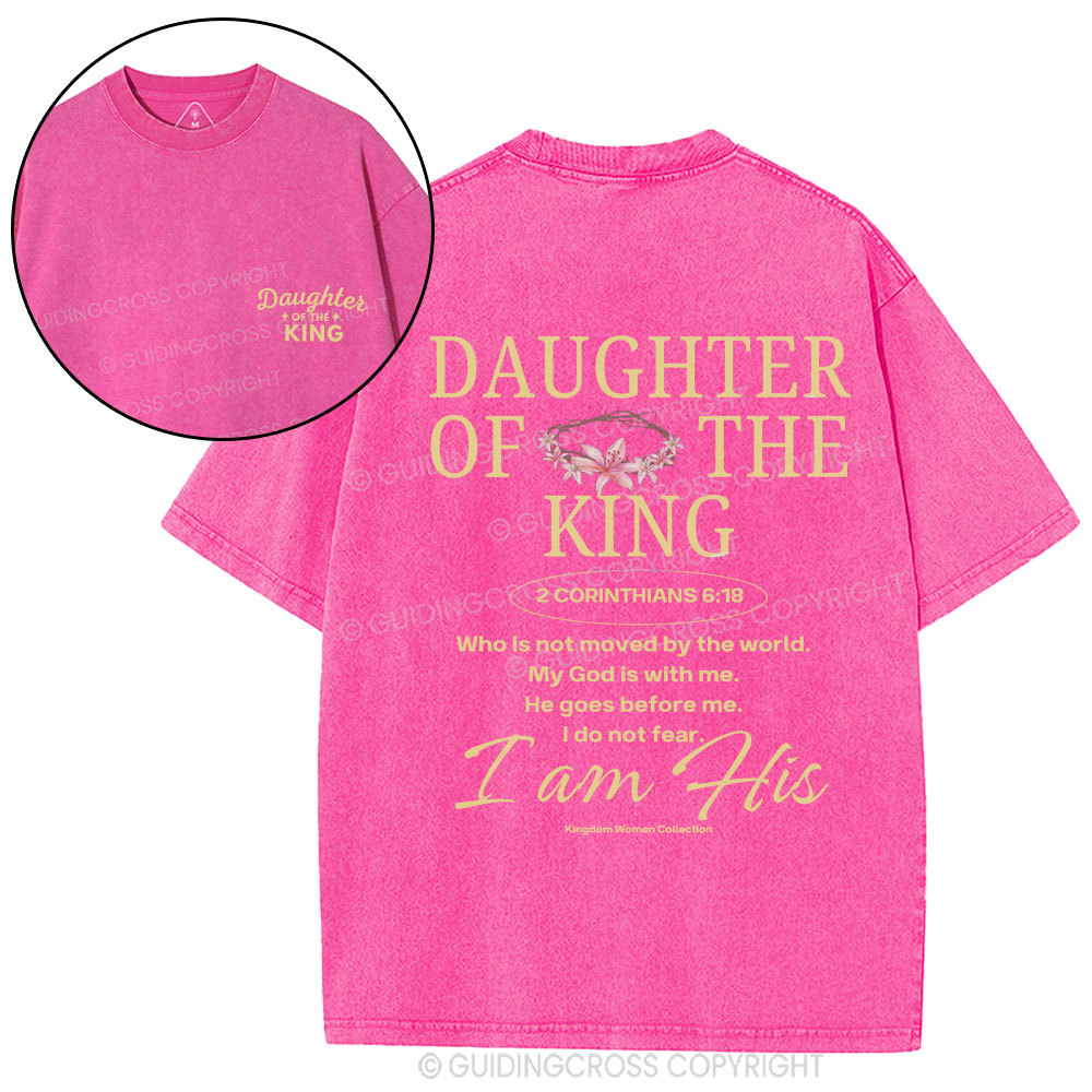 Daughter Of The King Christian Washed T-Shirt