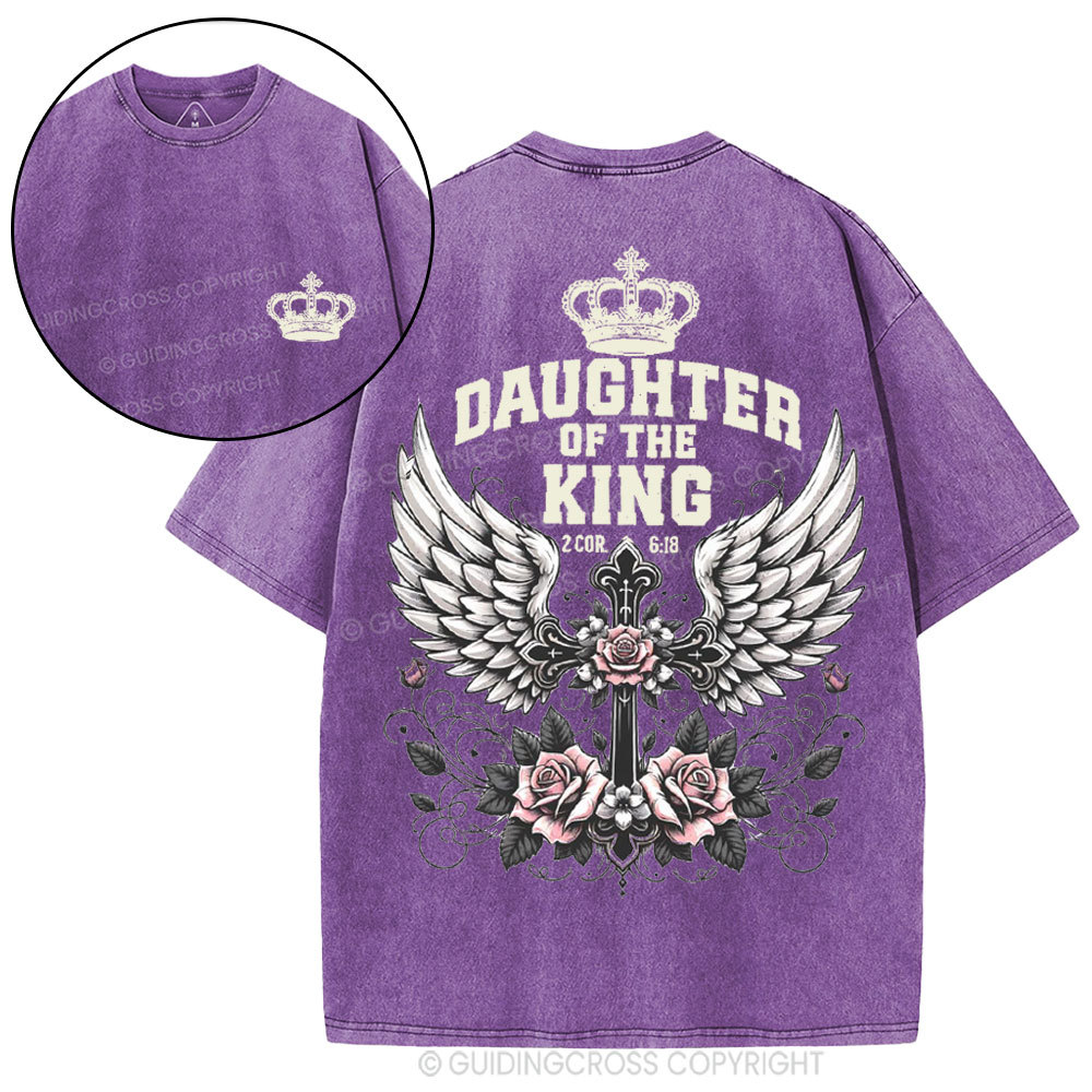 Daughter Of The King Christian Washed T-Shirt