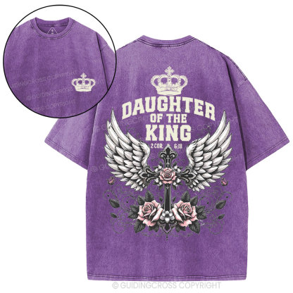 Daughter Of The King Christian Washed T-Shirt
