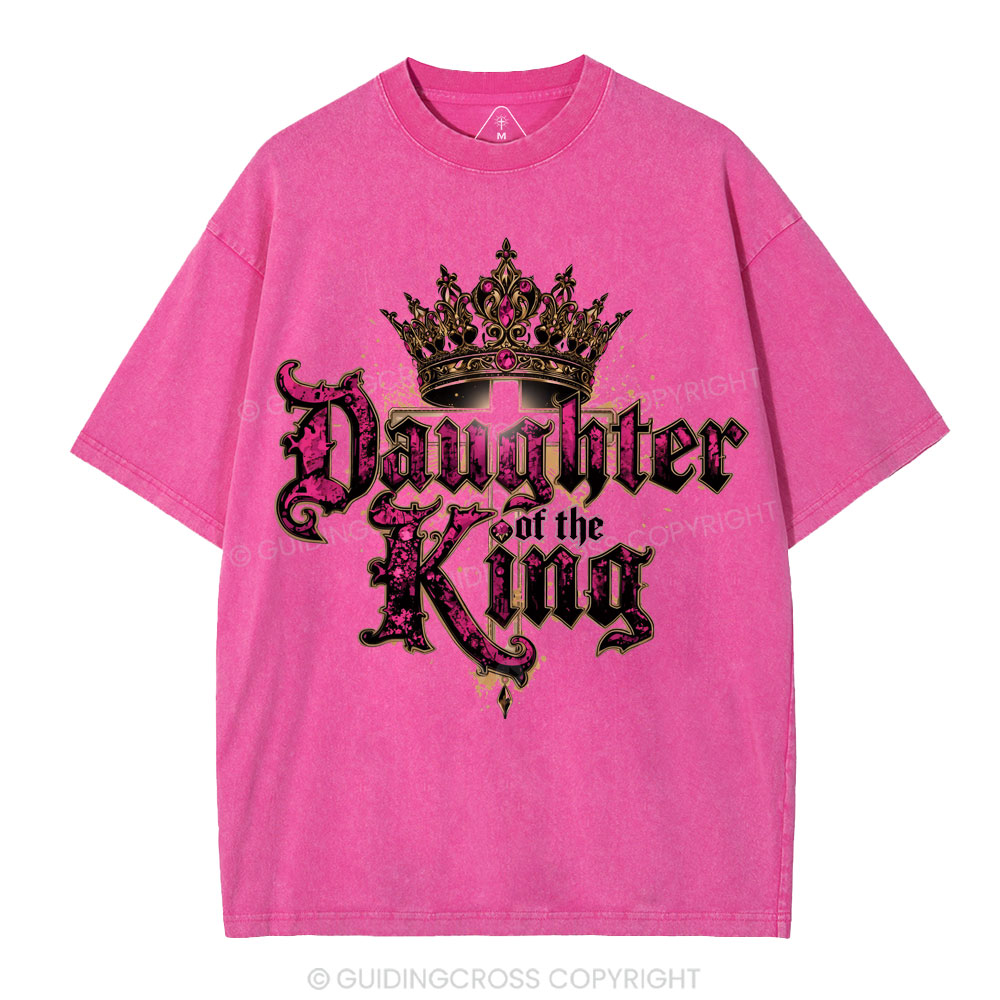Daughter Of The King Christian Washed T-Shirt