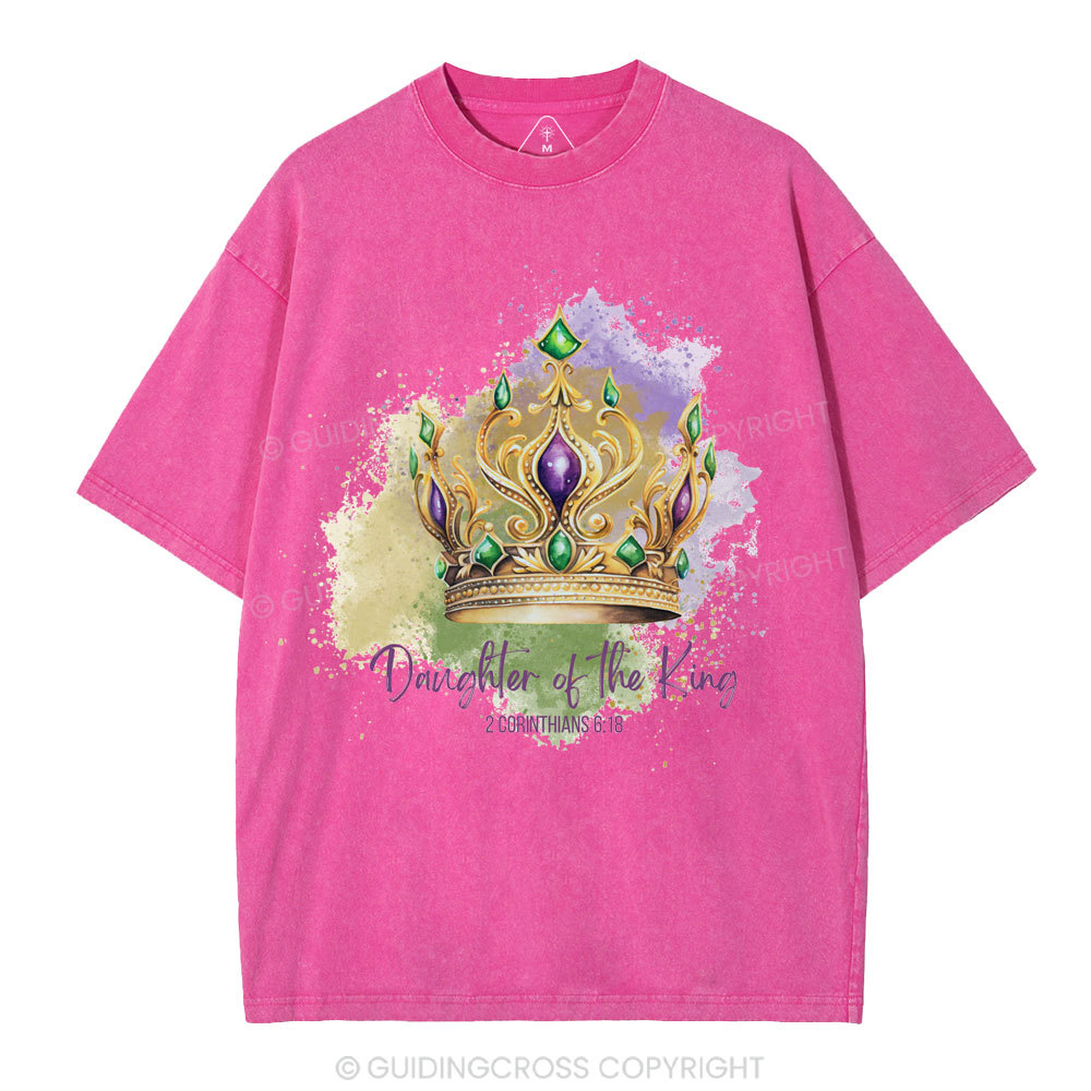 Daughter Of The King Christian Washed T-Shirt
