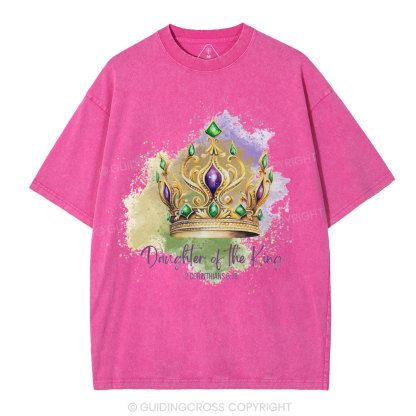Daughter Of The King Christian Washed T-Shirt