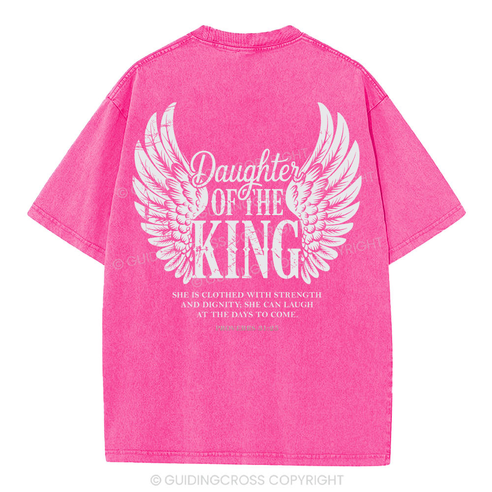 Daughter Of The King Christian Washed T-Shirt