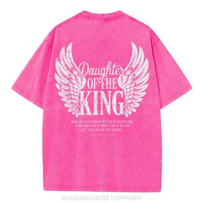 Daughter Of The King Christian Washed T-Shirt