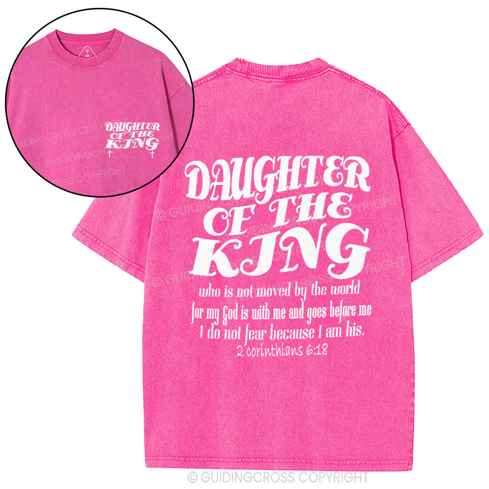 Daughter Of The King Christian Washed T-Shirt