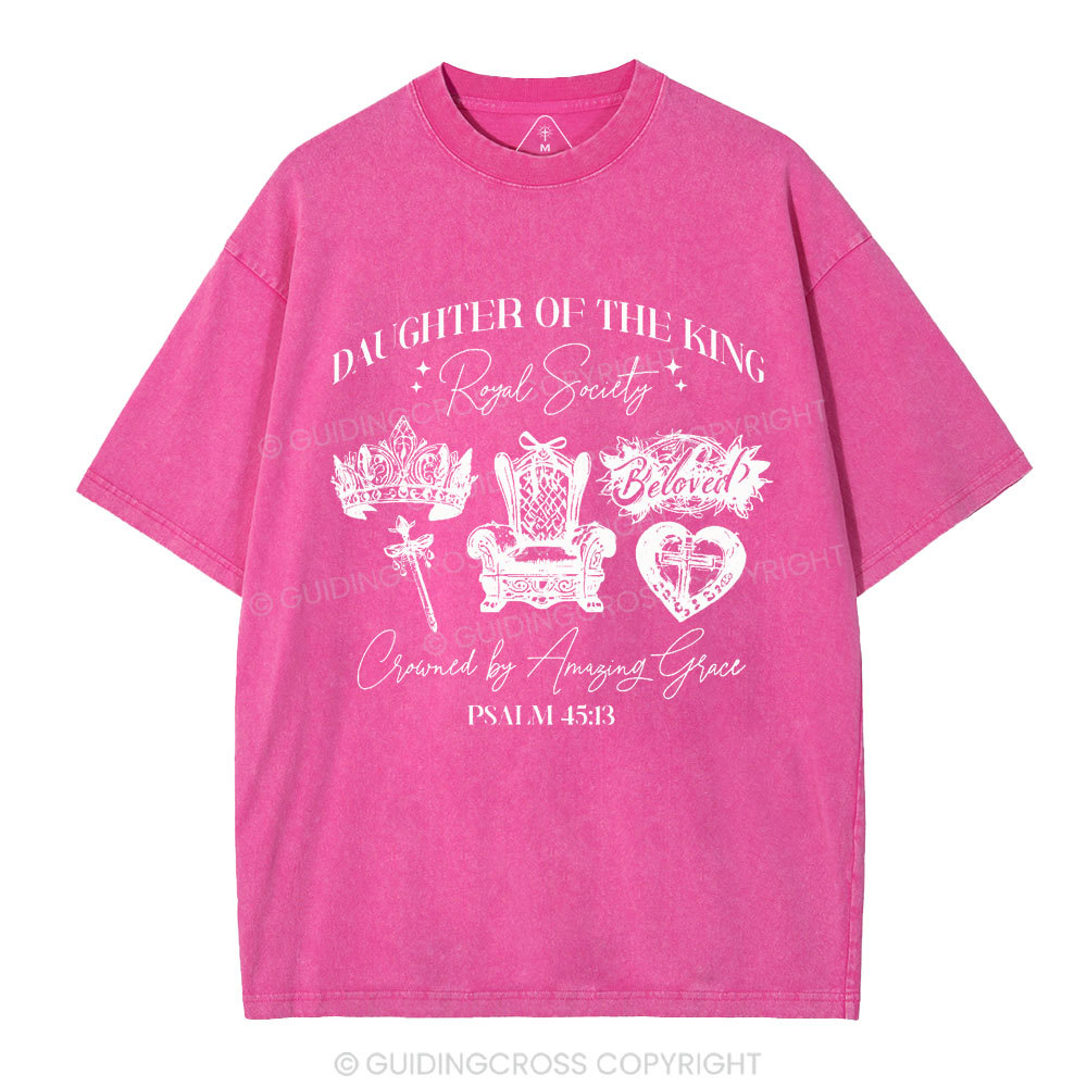 Daughter Of The King Christian Washed T-Shirt
