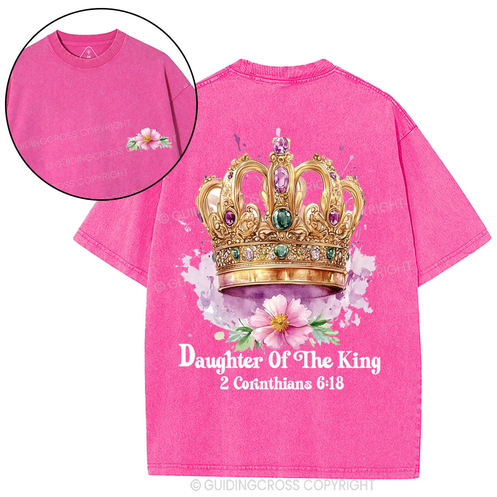 Daughter Of The King Christian Washed T-Shirt