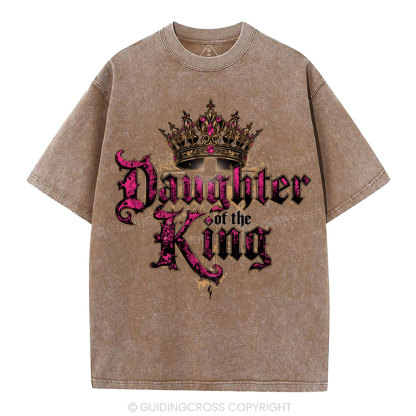 Daughter Of The King Christian Washed T-Shirt