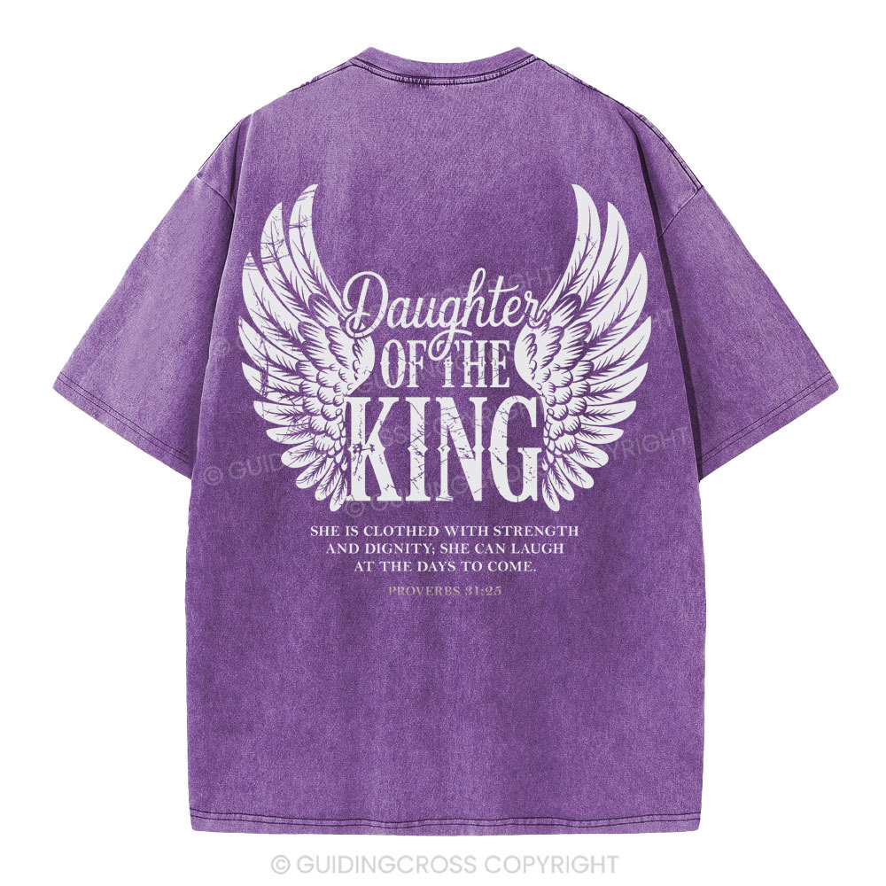 Daughter Of The King Christian Washed T-Shirt
