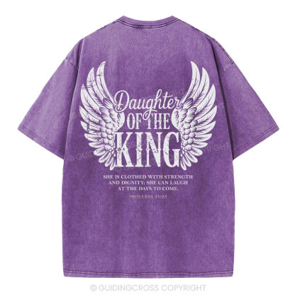 Daughter Of The King Christian Washed T-Shirt